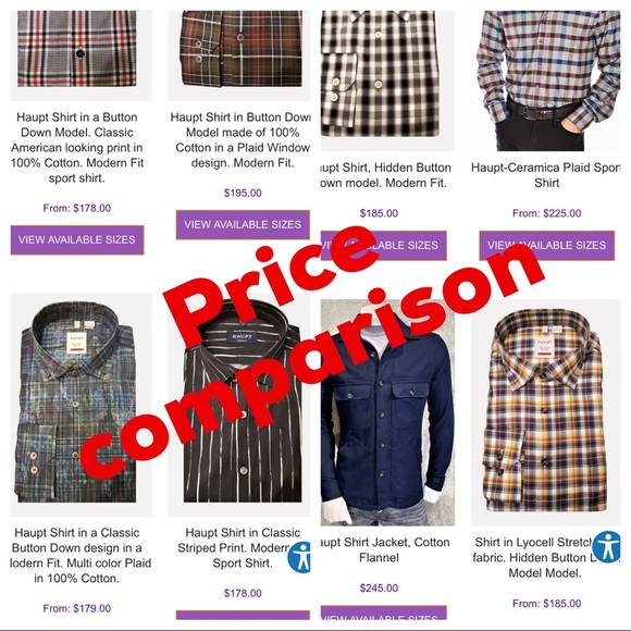 HAUPT Germany LS shirt size 16 1/2 (L) x 34-35
Excellent Pre-owned Condition - Picture 6 of 6